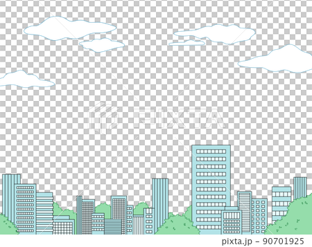 Urban cityscape and blue sky background Urban cityscape and blue sky background 90701925