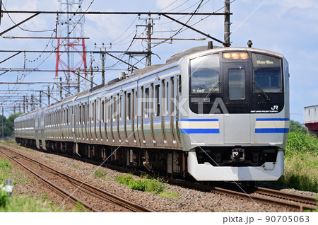 総武本線 巌根ー袖ヶ浦 JR東日本 E217系 Y-146編成(鎌倉) 総武本線 巌根ー袖ヶ浦 JR東日本 E217系 Y-146編成(鎌倉) 90705063