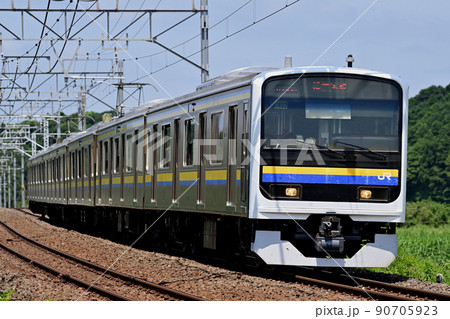 総武本線 佐倉ー物井 JR東日本 209系3100番台 C622編成(幕張) 総武本線 佐倉ー物井 JR東日本 209系3100番台 C622編成(幕張) 90705923