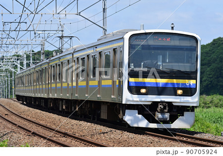 総武本線 佐倉ー物井 JR東日本 209系3100番台 C610編成(幕張) 総武本線 佐倉ー物井 JR東日本 209系3100番台 C610編成(幕張) 90705924