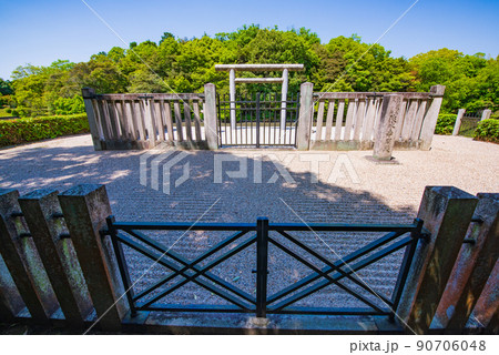奈良県　垂仁天皇皇后日葉酢媛命狹木之寺間陵 90706048