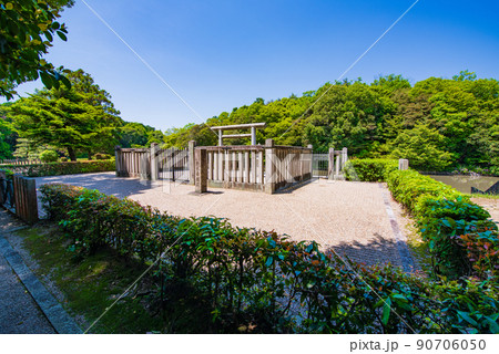 奈良県　垂仁天皇皇后日葉酢媛命狹木之寺間陵 90706050