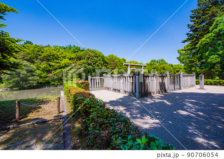 奈良県　垂仁天皇皇后日葉酢媛命狹木之寺間陵 90706054