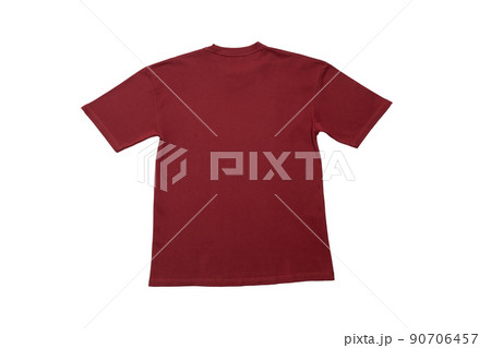 Plain t-shirt on white background 90706457