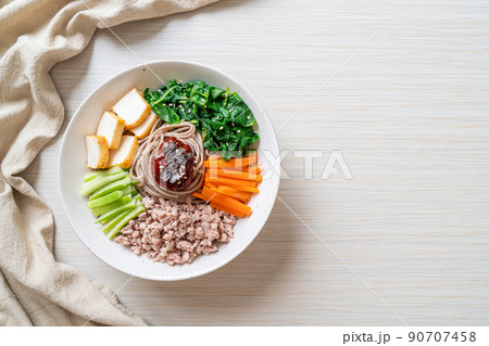 Korean spicy cold noodles 90707458