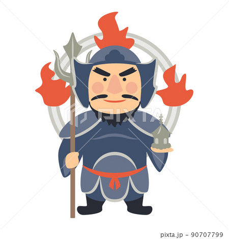 毘沙門天のイラスト 毘沙門天のイラスト 90707799