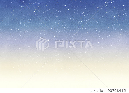 背景素材_水彩テクスチャ_星空 90708416