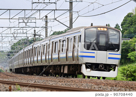 成田線 佐倉ー酒々井 JR東日本 E217系 Y-21編成(鎌倉) 成田線 佐倉ー酒々井 JR東日本 E217系 Y-21編成(鎌倉) 90708440