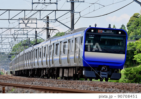 成田線　佐倉ー酒々井　JR東日本　E235系1000番台　F-01編成（鎌倉） 90708451