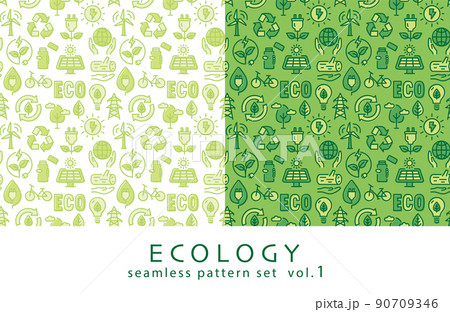 エコロジー　ECO　シームレスパターンセット　vol.1 90709346