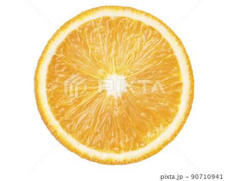 bright juicy orange slice 90710941