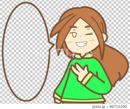 Brown hair ponytail girl peace sign balloon wink Brown hair ponytail girl peace sign balloon wink 90712200