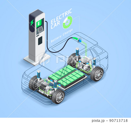 Electric car vehicle components 90713718
