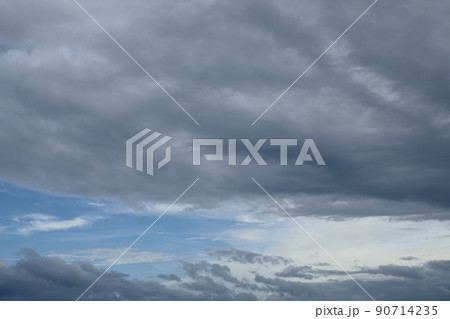 夏の雨間に現れた青空と雲・210818PM 夏の雨間に現れた青空と雲・210818PM 90714235