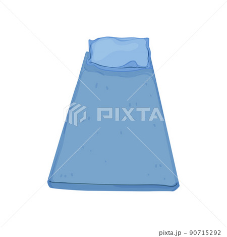 carpet camp mat cartoon vector illustration 90715292