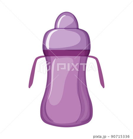 child sippy cup cartoon vector illustration 90715336
