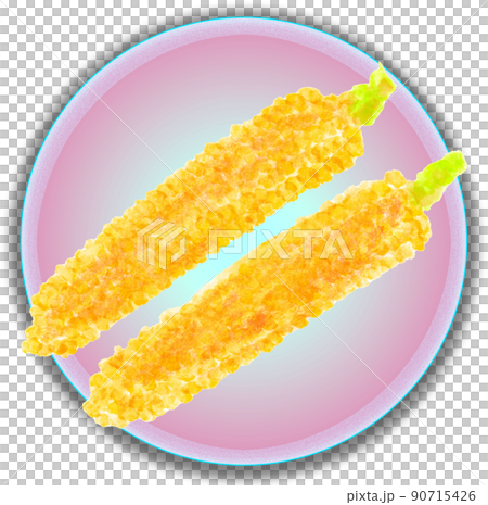 Illustration of grilled corn Illustration of grilled corn 90715426