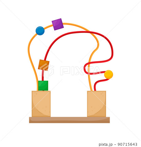 room toy wooden color icon vector illustration 90715643