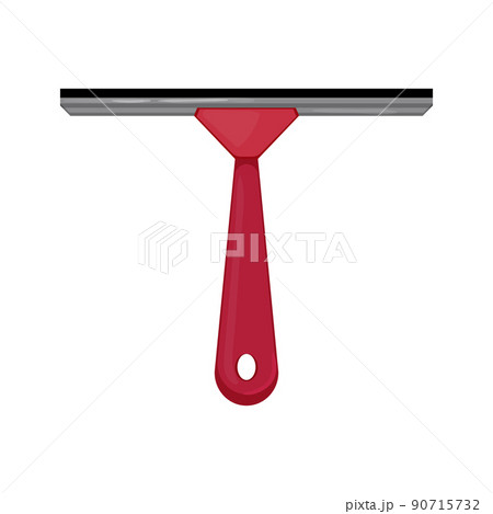 cleaning squeegee glass color icon vector illustration 90715732