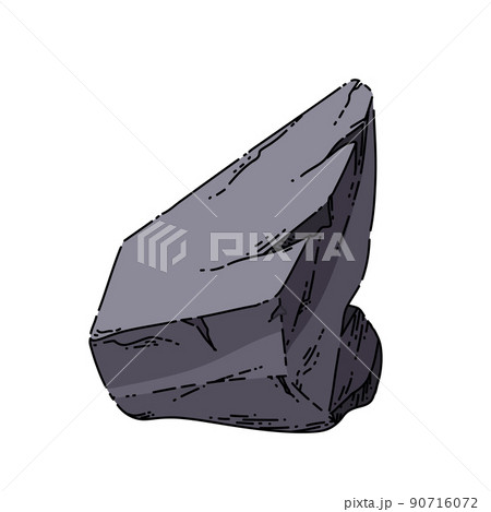 rock sketch hand drawn vector rock sketch hand drawn vector 90716072
