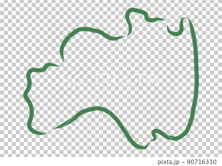 手繪風格的福島縣 手繪風格的福島縣 90716330