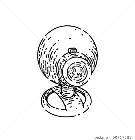 camera web sketch hand drawn vector camera web sketch hand drawn vector 90717585