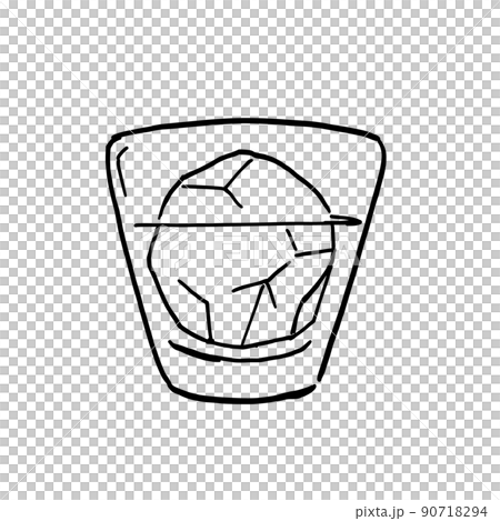 簡單的插圖筆劃酒 簡單的插圖筆劃酒 90718294
