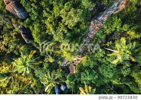 tropical island and sea view form above 90723830