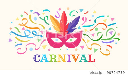 Mardi gras streamer 90724739
