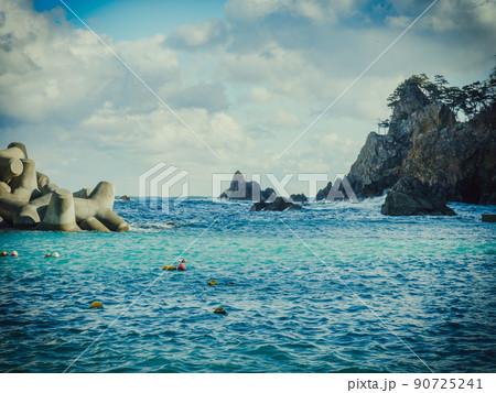 小堀内漁港の海景 小堀内漁港の海景 90725241