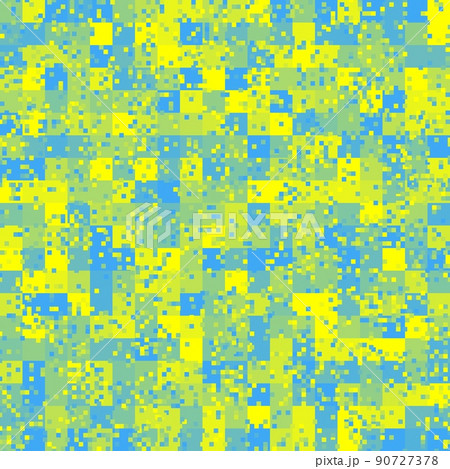 Seamless urban camouflage pattern. The pixel pattern in the foreground 90727378