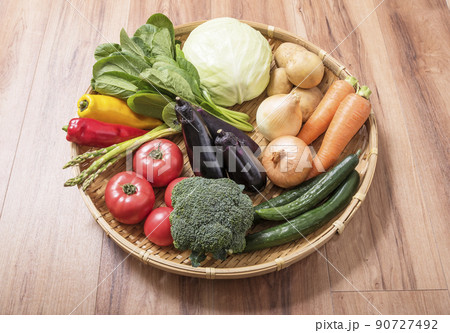 野菜いろいろ 緑黄色野菜 夏野菜 採れたて新鮮野菜 健康野菜 野菜いろいろ 緑黄色野菜 夏野菜 採れたて新鮮野菜 健康野菜 90727492