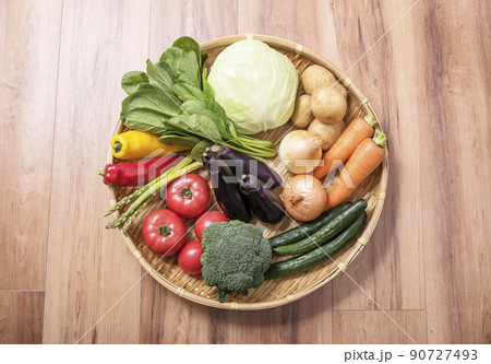 野菜いろいろ 緑黄色野菜 夏野菜 採れたて新鮮野菜 健康野菜 野菜いろいろ 緑黄色野菜 夏野菜 採れたて新鮮野菜 健康野菜 90727493