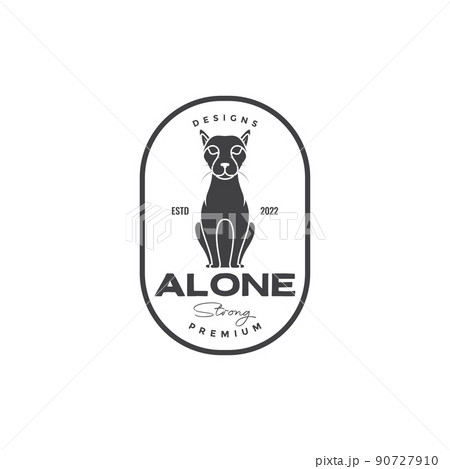 badge with leopard sit logo design vector graphic symbol icon illustration creative idea badge with leopard sit logo design vector graphic symbol icon illustration creative idea 90727910