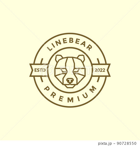 line polygon head bear badge logo design vector graphic symbol icon illustration creative idea line polygon head bear badge logo design vector graphic symbol icon illustration creative idea 90728550