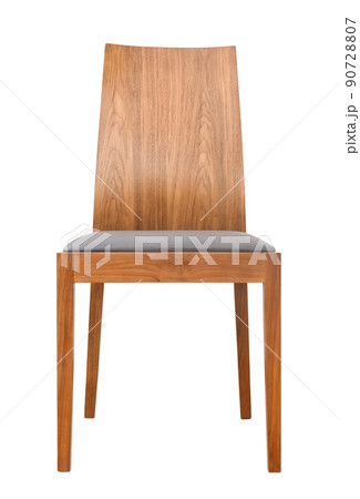 Empty modern wooden chair Empty modern wooden chair 90728807