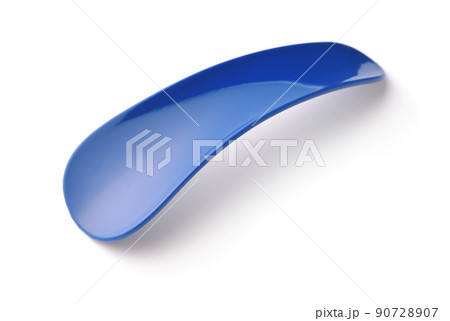 Small blue plastic shoehorn 90728907