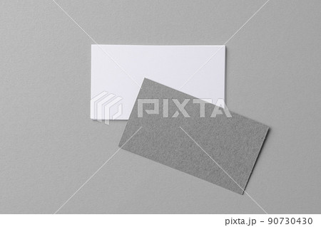 Business mock up cards with copy space on grey Business mock up cards with copy space on grey 90730430
