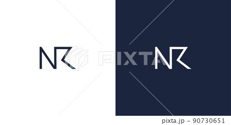 Modern and simple letter NR initials logo design Modern and simple letter NR initials logo design 90730651