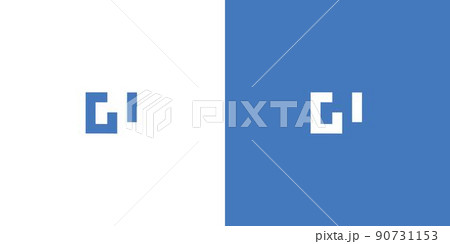 Unique and bold GL letter initials logo design 90731153