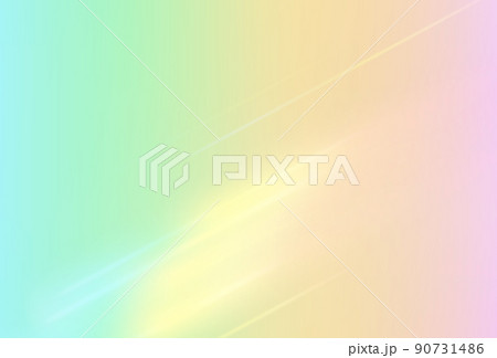 Rainbow prism flare lens realistic effect. Vector illustration of light refraction texture 90731486