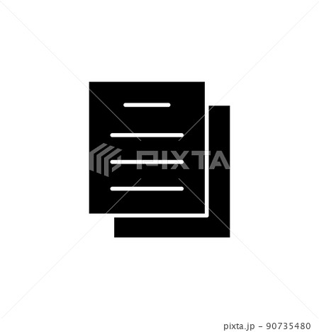 Illustration Vector Graphic of Document Icon Illustration Vector Graphic of Document Icon 90735480