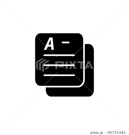 Illustration Vector Graphic of Document Icon Illustration Vector Graphic of Document Icon 90735483