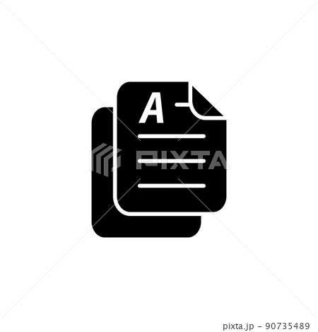 Illustration Vector Graphic of Document Icon 90735489