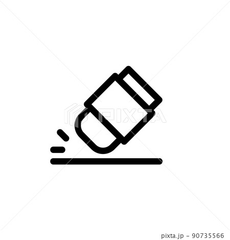 Illustration Vector Graphic of Eraser Icon Illustration Vector Graphic of Eraser Icon 90735566