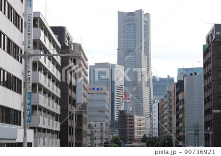 都市風景　横浜平沼橋付近 90736921