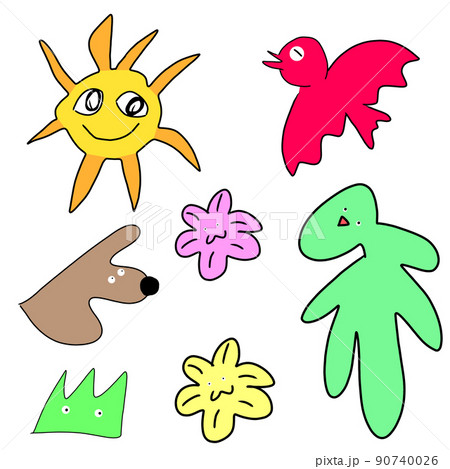 画伯のアクセントスタンプ 画伯のアクセントスタンプ 90740026