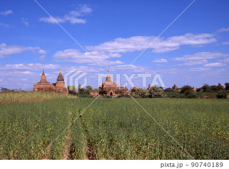 世界3大仏教遺跡バガン　 90740189