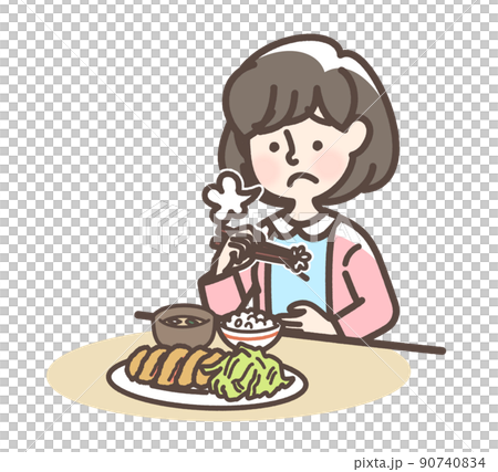 An anorexic young woman 90740834