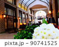 ウィーン市中の白い花 90741525